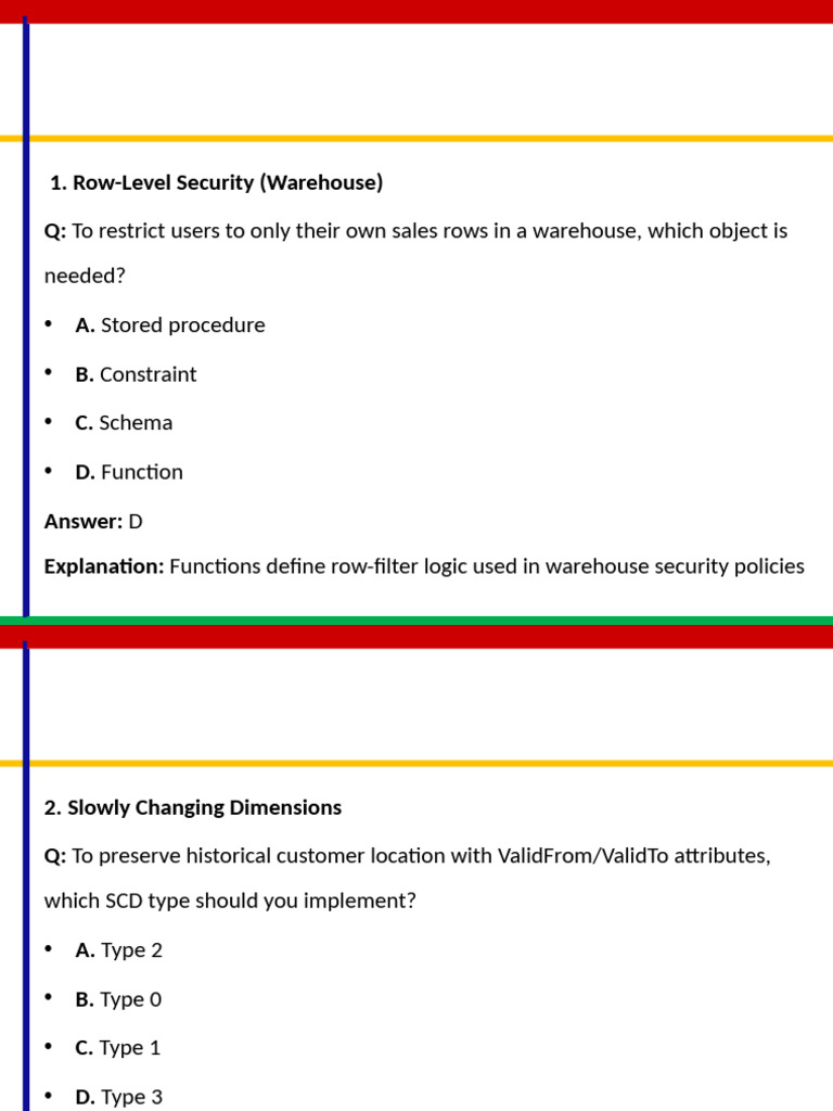Data Warehouse Security & Design Insights | PDF | Information Science ...