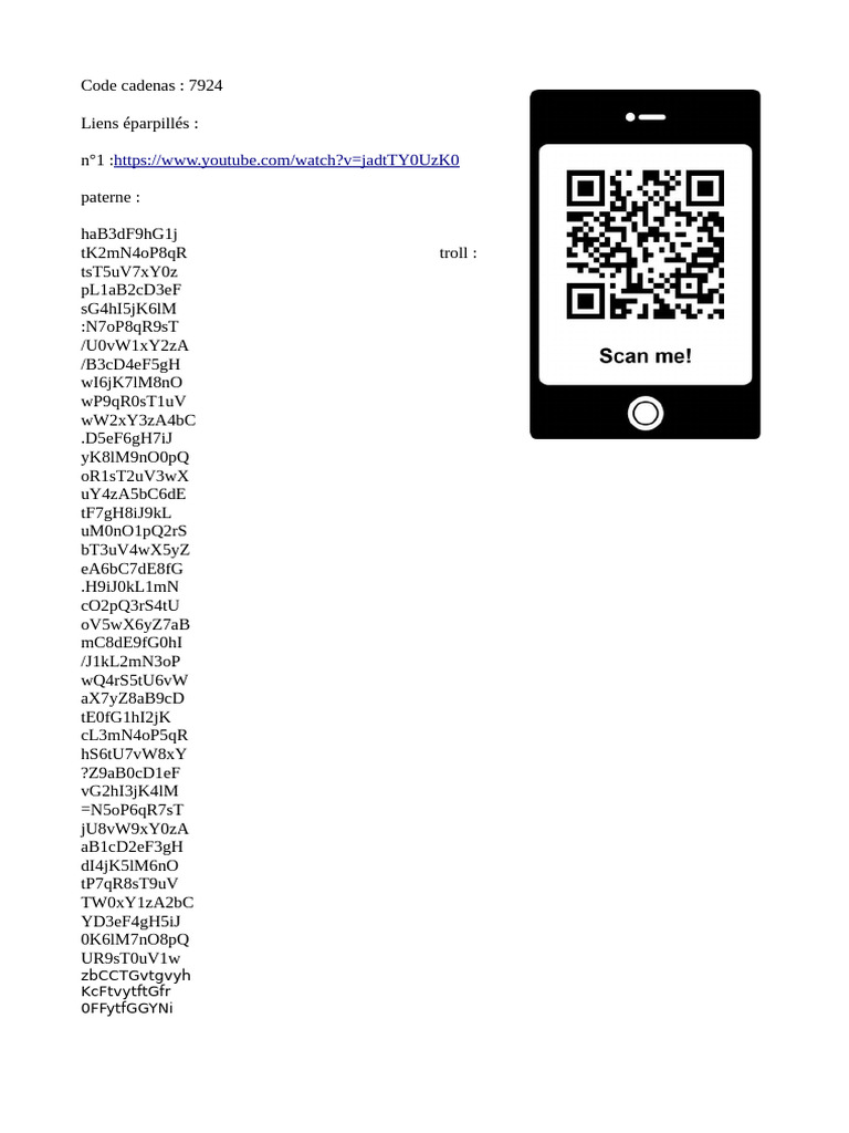 Code pour Escape Game: Mission Impossible | PDF