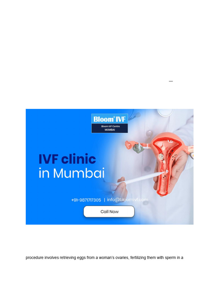 IVF Clinic in Mumbai: Your Trusted Partner in Fertility Care | PDF | In ...