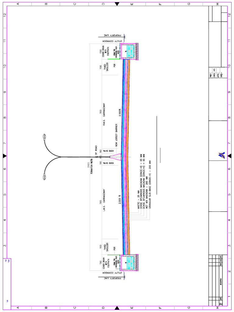 Maynaguri Road Construction Plans | PDF
