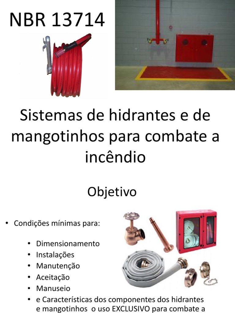 NBR 13714: Sistemas de Hidrantes e Mangotinhos | PDF | Energia e