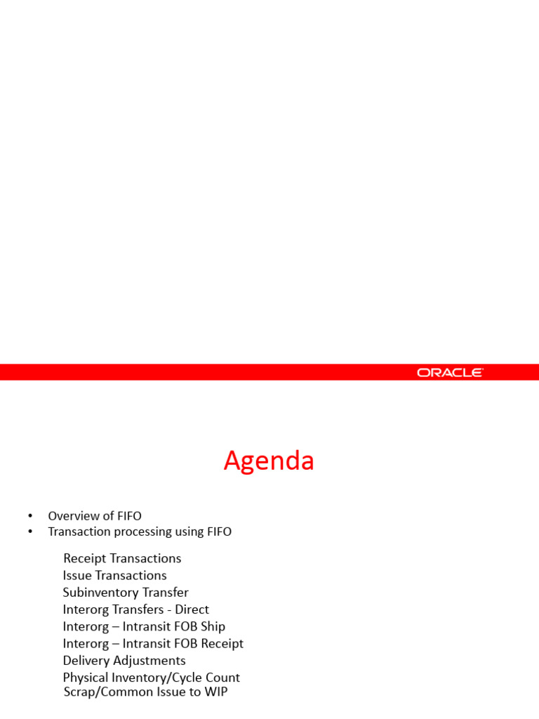 FIFO Transaction Processing Overview | PDF | Inventory | Business