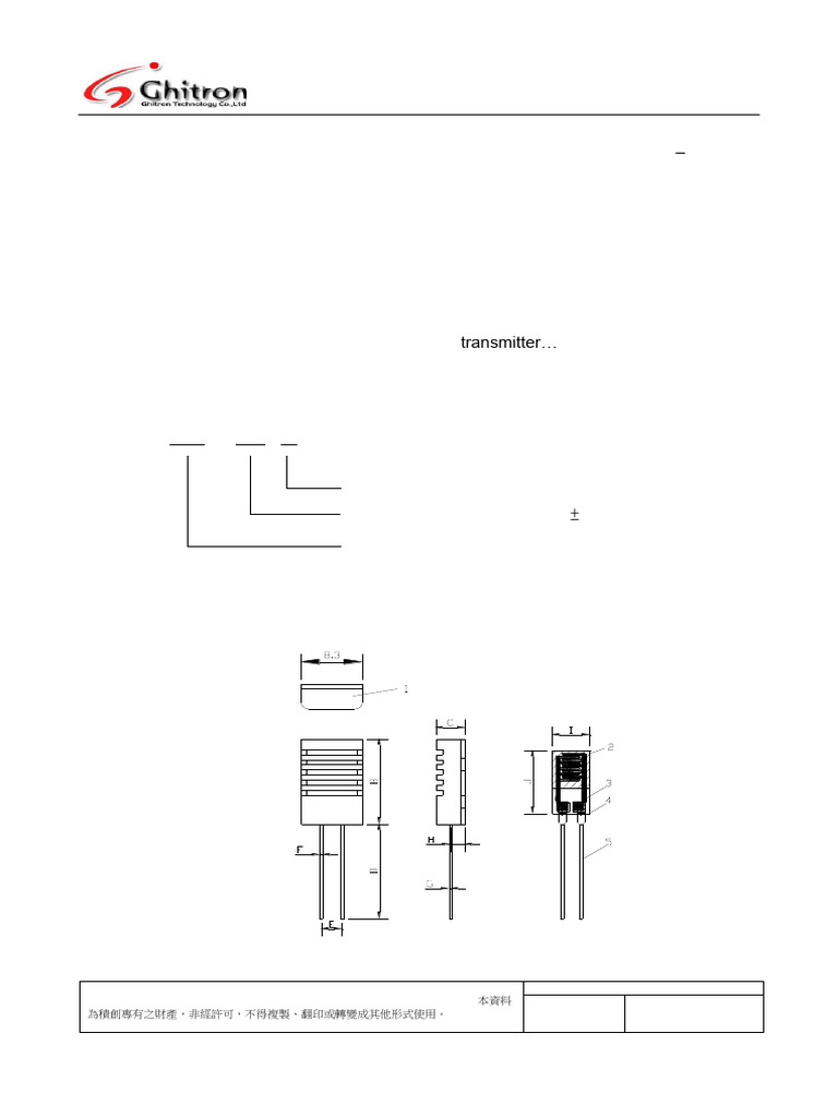 HCZ-H82 Humidity Sensor Specifications | PDF | Electrical Impedance ...