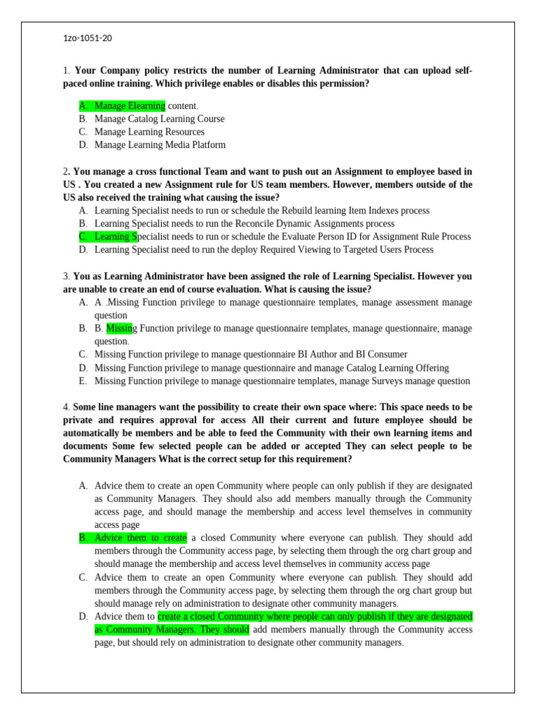 Learning Administrator Privileges Guide | PDF | Learning | Educational ...