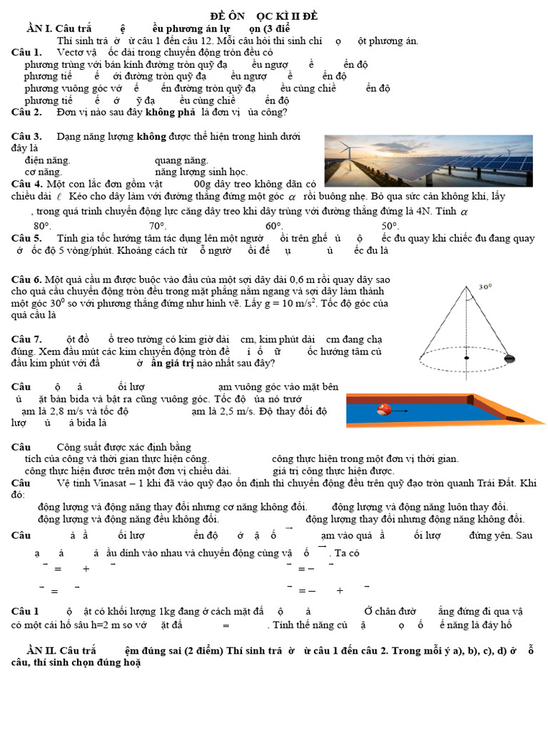 VL10 - GK2 - 2425 - ĐỀ 5+6 KT Khong Dap An | PDF
