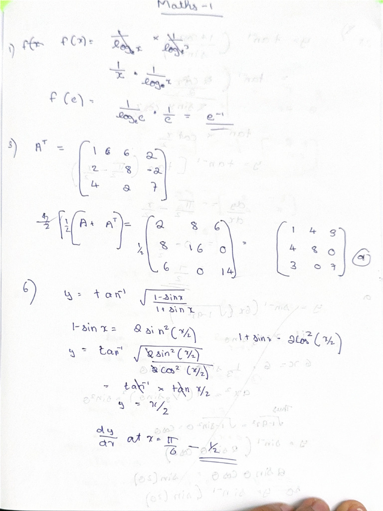 Maths QP | PDF
