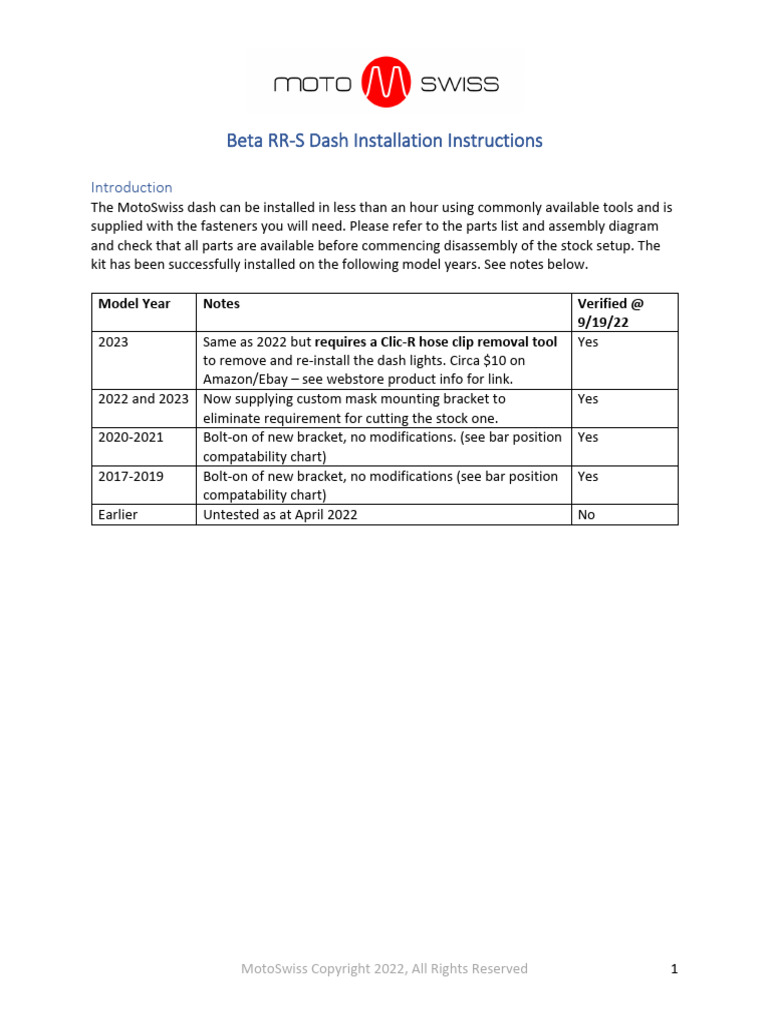 Dash Installation Instructions AFP | PDF | Screw | Electrical Connector