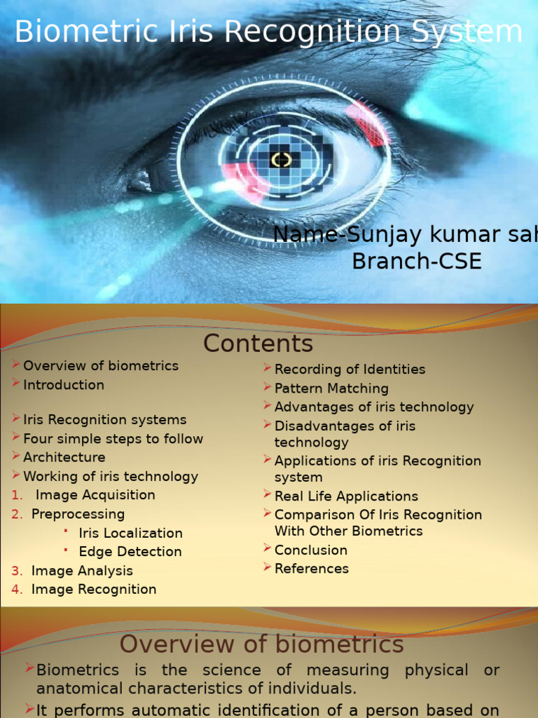 Biometricsirisrecognition 150818144127 Lva1 App6892 | PDF | Biometrics ...