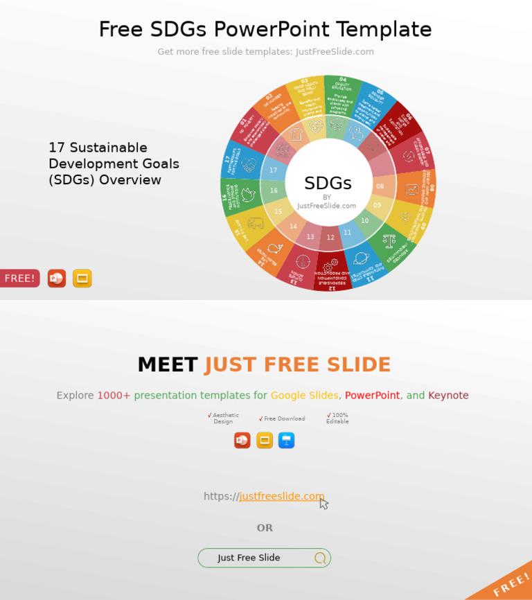 Free Sdgs Powerpoint Template Pdf Office Suites