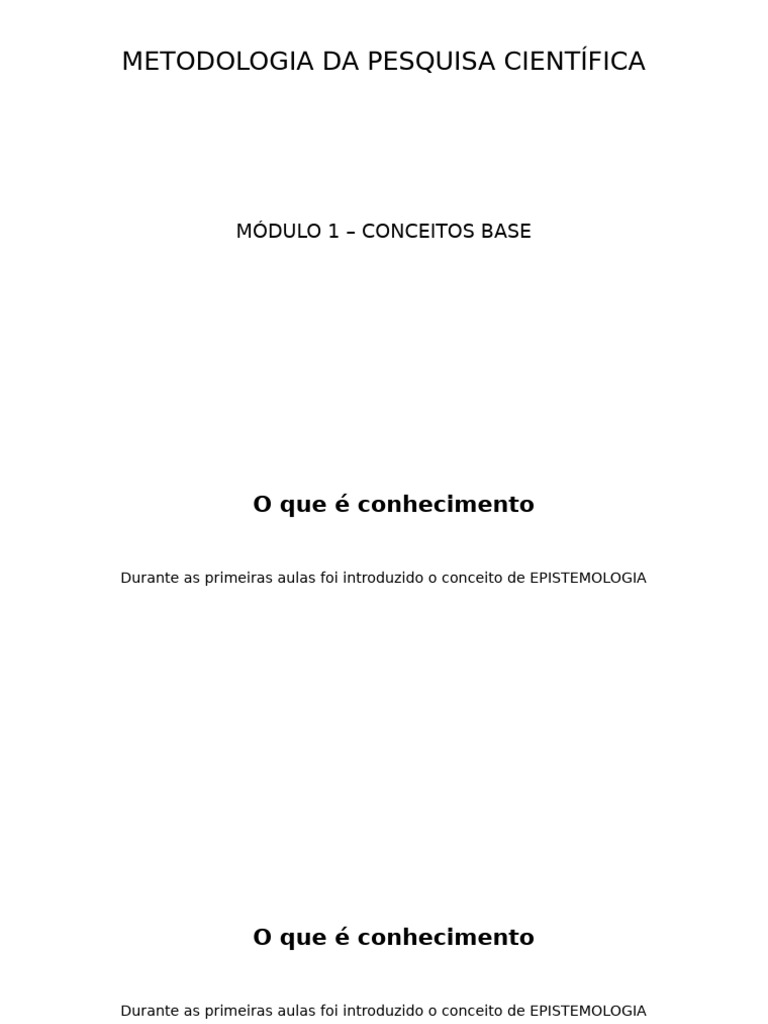 Metodologia da Pesquisa Científica | PDF | Science | Método científico