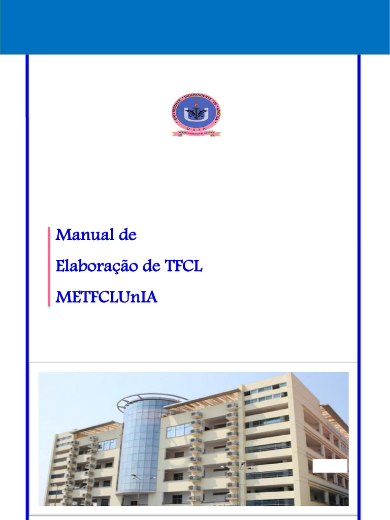 Manual para a ELABORAÃ_Ã_O dos TFCL_27_03_2025 | PDF | Citação | Science
