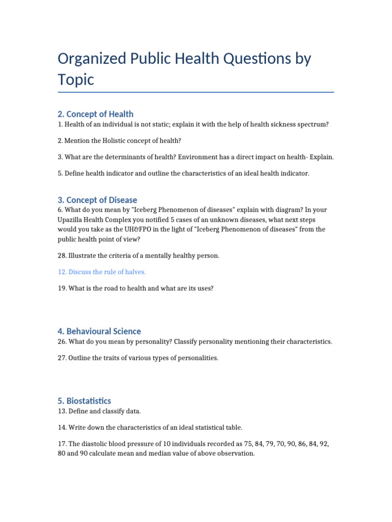 Public Health Concepts and Issues Explained | PDF | Mosquito | Yellow Fever
