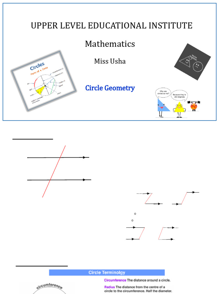 Mathematics Notes - Circle Geometry | PDF