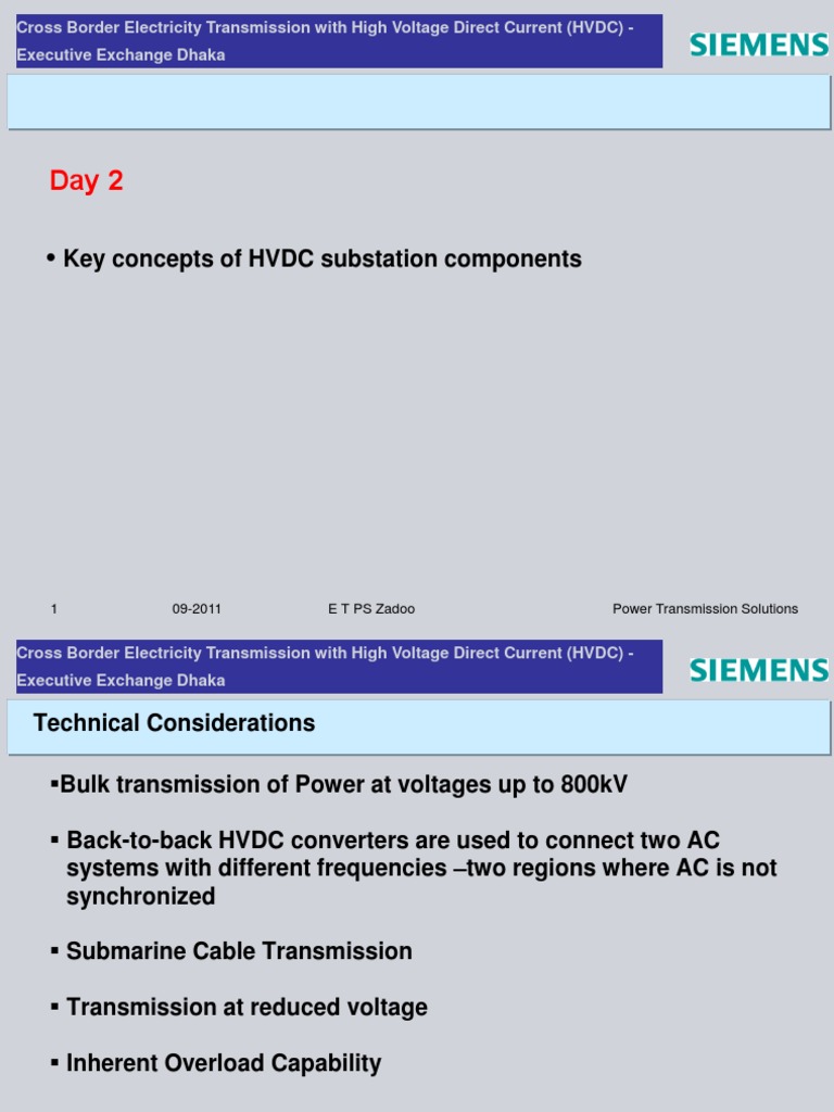 HVDC Station Components Overview | PDF | High Voltage Direct Current ...