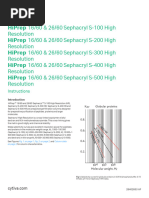 HiLoad16or26-600Superdex30and75and200 PG | PDF | Protein Purification ...