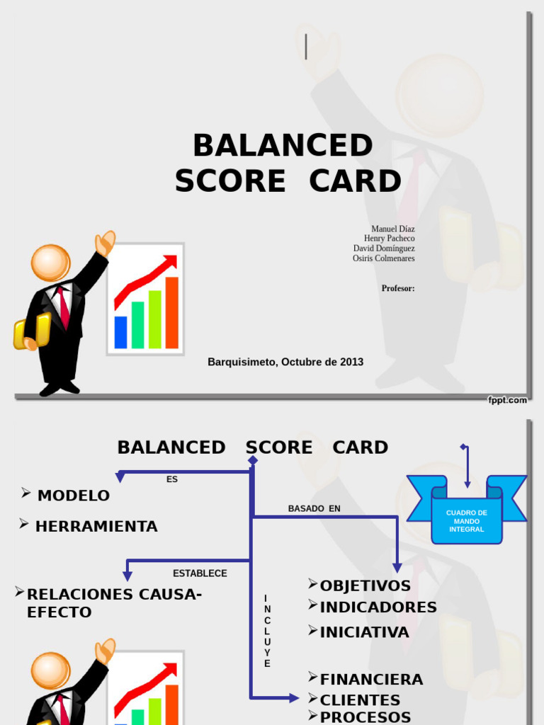 Implementación del Balanced Scorecard | PDF | Planificación estratégica ...