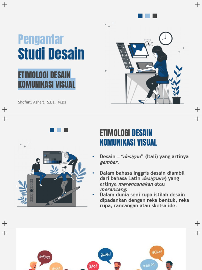 Etimologi Desain Komunikasi Visual | PDF