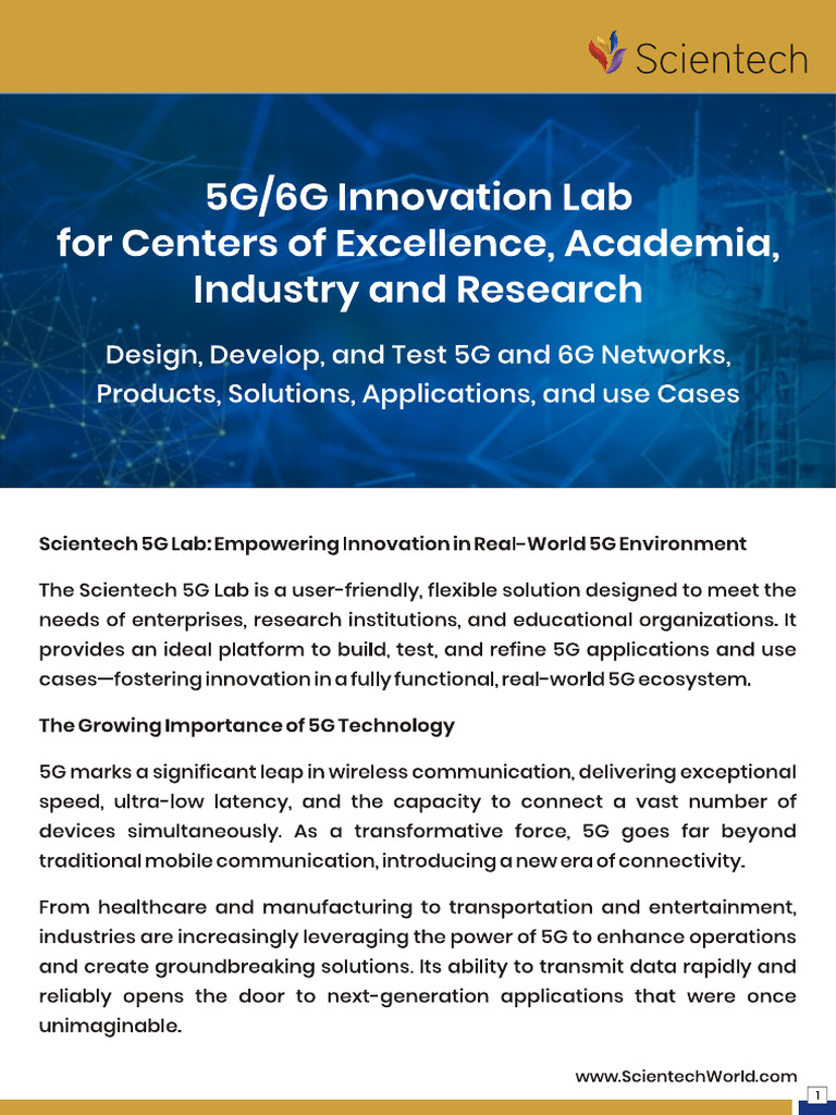 Scientech 5G & 6G Lab Solution | PDF