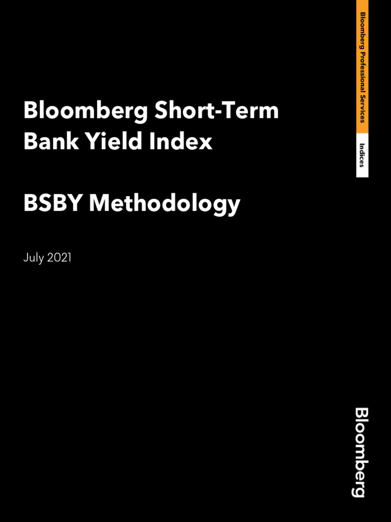 BSBY Index Methodology Overview | PDF | Bonds (Finance) | Banks