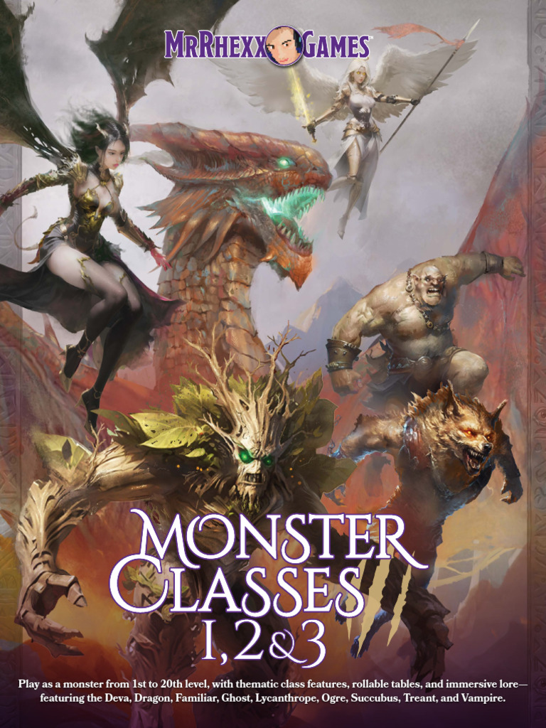 Playable Monster Classes for 5E D&D | PDF