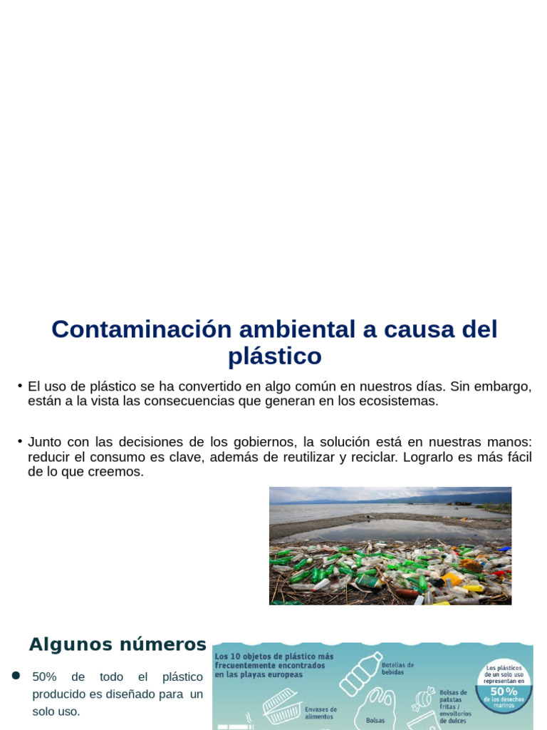 Contaminación por Plástico y Soluciones | PDF | El plastico | Residuos