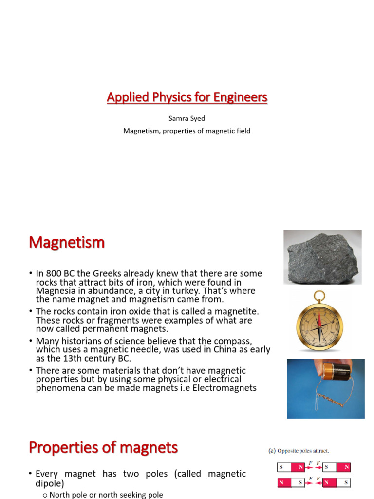 Understanding Magnetism and Magnetic Fields | PDF | Magnetic Field ...