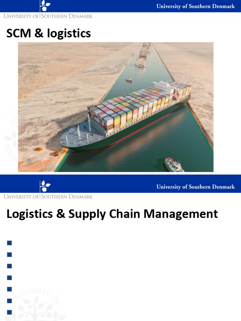 Logistics & SCM | PDF | Supply Chain Management | Supply Chain