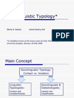 Sociolinguistic Typology