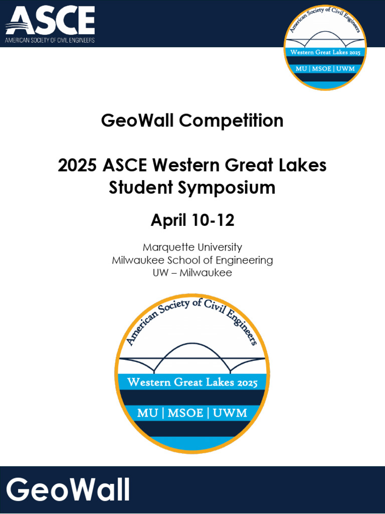 GeoWall Competition 2025 Overview | PDF
