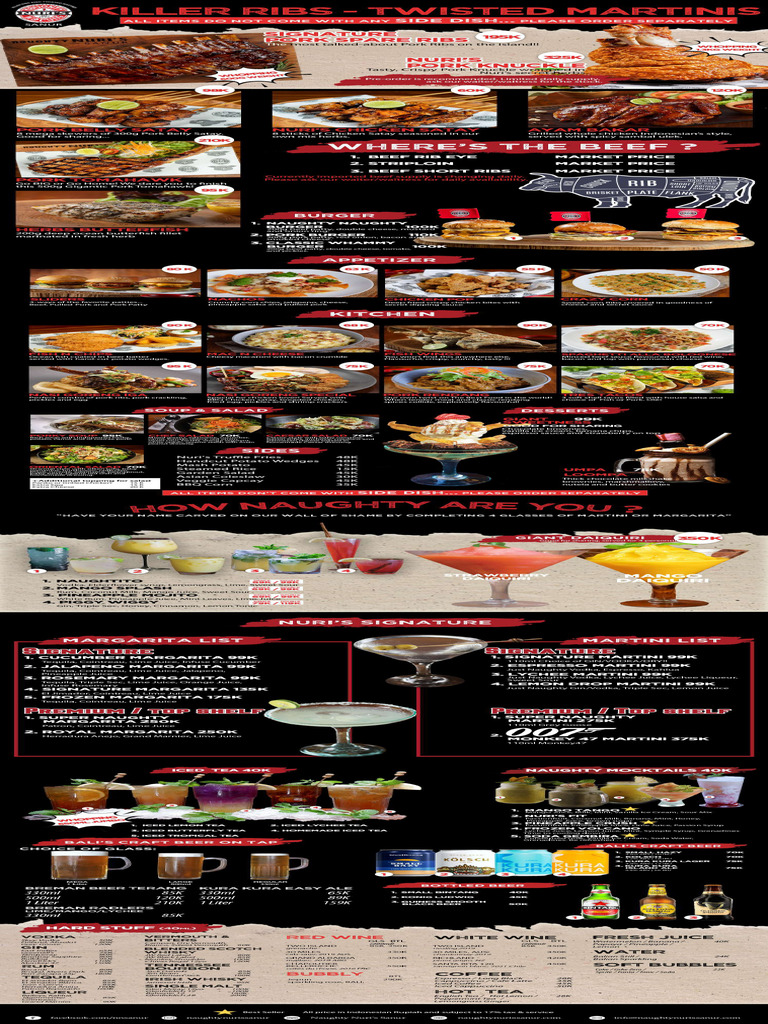 5c97e QR Menu Sanur Feb 2023 | PDF