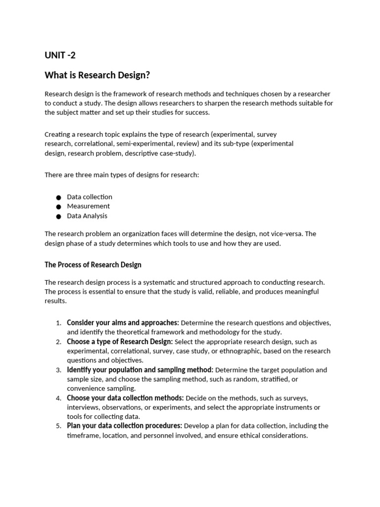 Understanding Research Design Basics | PDF | Quantitative Research ...