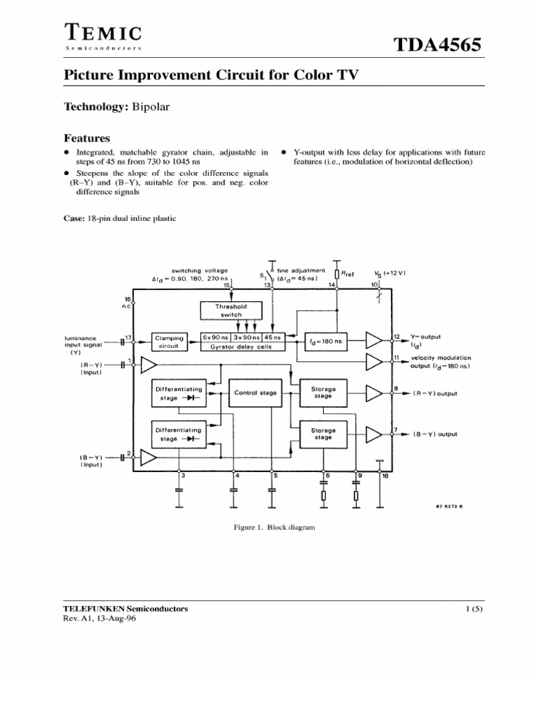 Datasheet - HK Tda4565 197084 | PDF