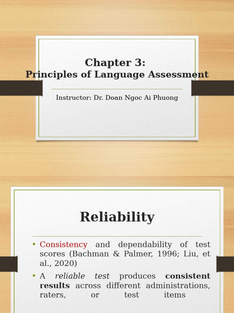 Language Assessment Principles Explained | PDF | Educational Assessment ...