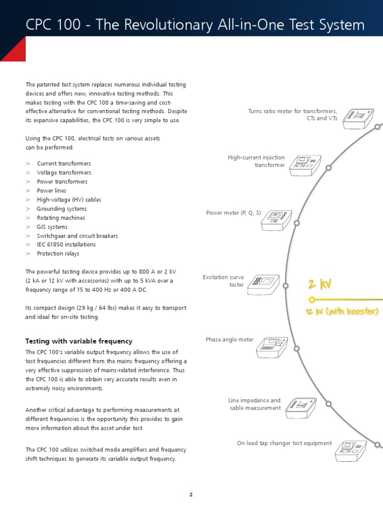 CPC 100: All-in-One Testing Solution | PDF | Technology & Engineering
