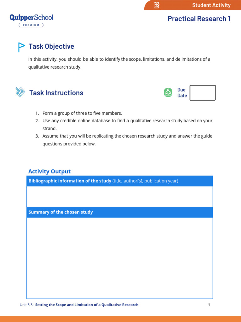 Pr1 11unit 3 Lesson 3 Activity 1 | PDF | Methodology | Cognition