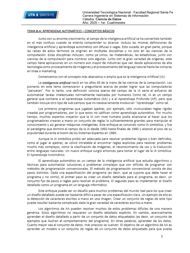 APUNTE - Conceptos Básicos | PDF | Inteligencia artificial ...