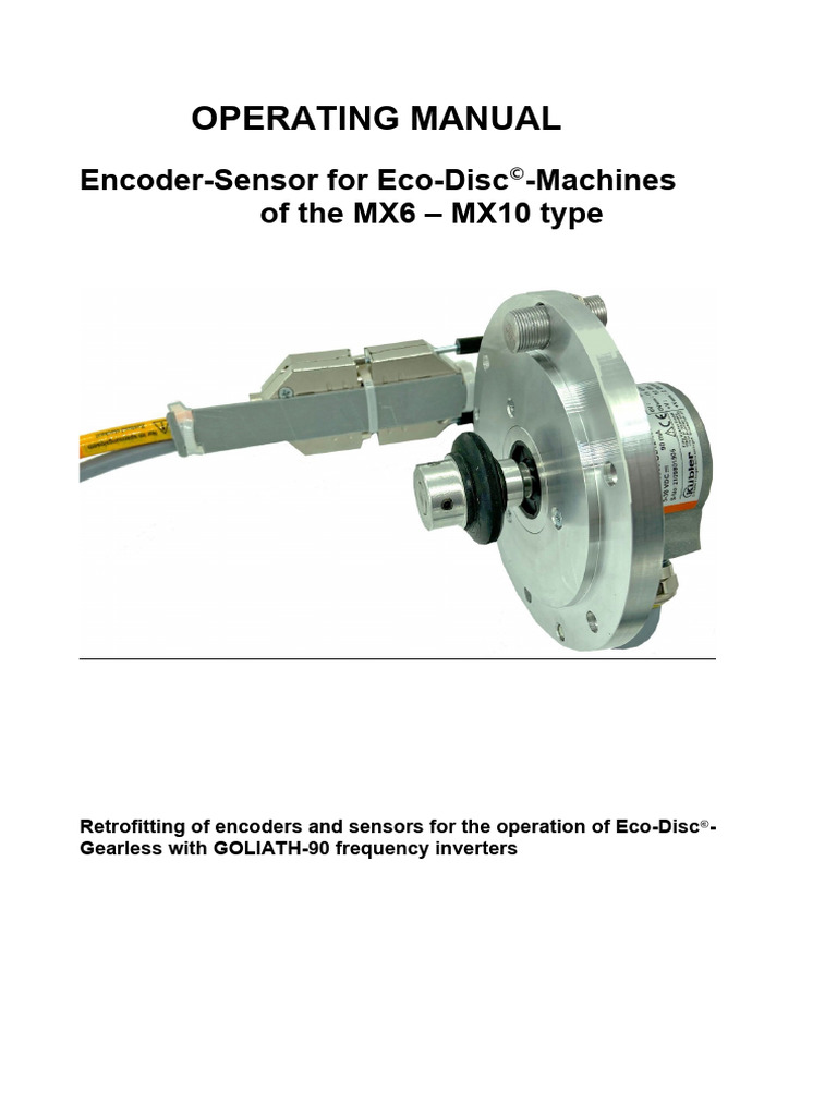 Encoder-Sensor Manual for MX6-MX10 | PDF | Electrical Connector ...