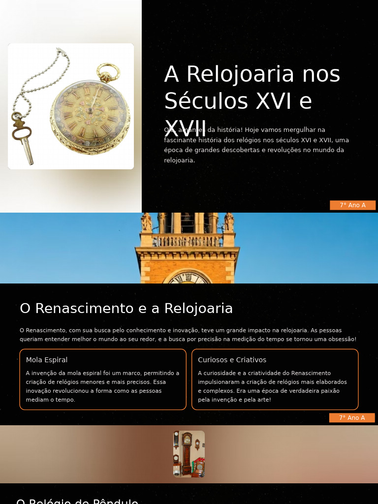 A Relojoaria Nos Seculos XVI e XVII | PDF | Tempo | Renascimento