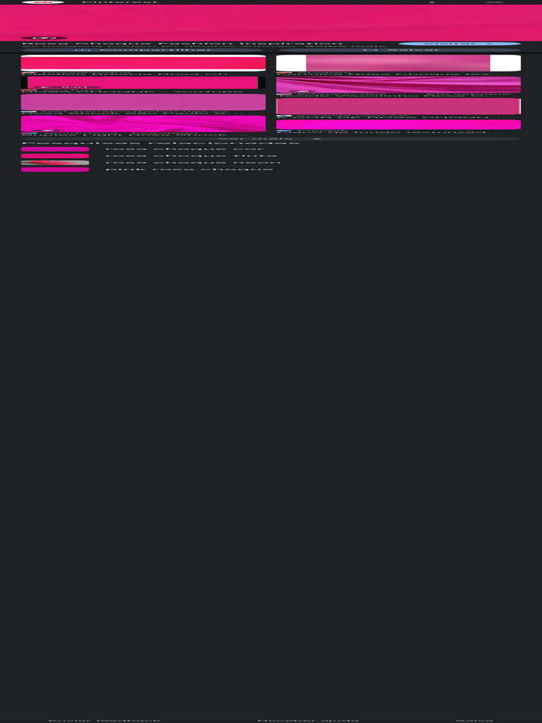 Inspiração de Moda Rosa Choque Neon | PDF