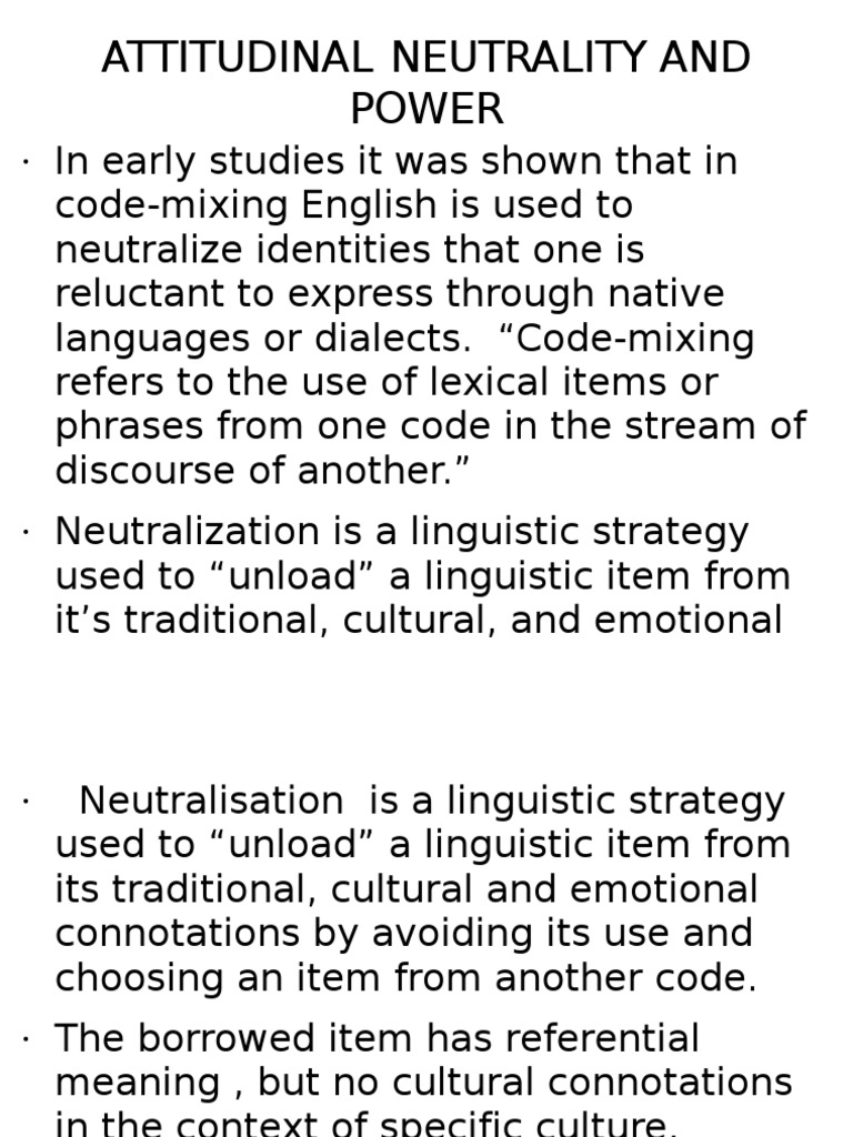 Code-Mixing and Language Neutrality | PDF | English Language | Linguistics