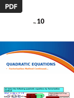 Splitting the Middle Term Solutions | PDF | Factorization | Quadratic ...