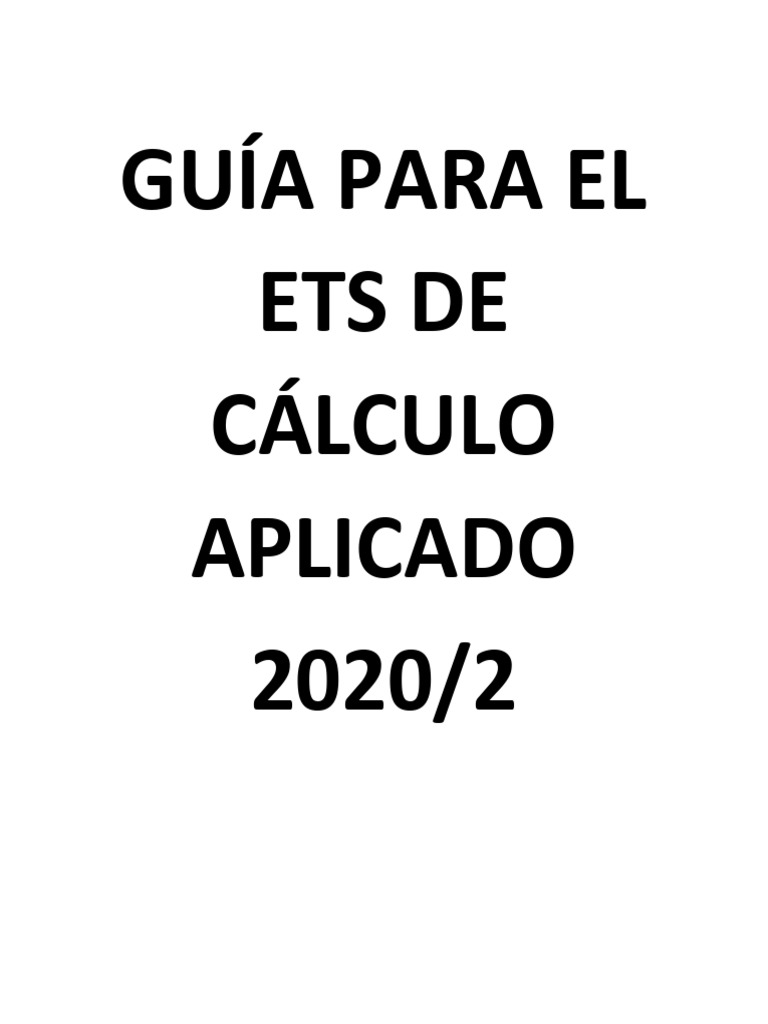 Guía - Cálculo Aplicado | PDF | Triángulo | Medición