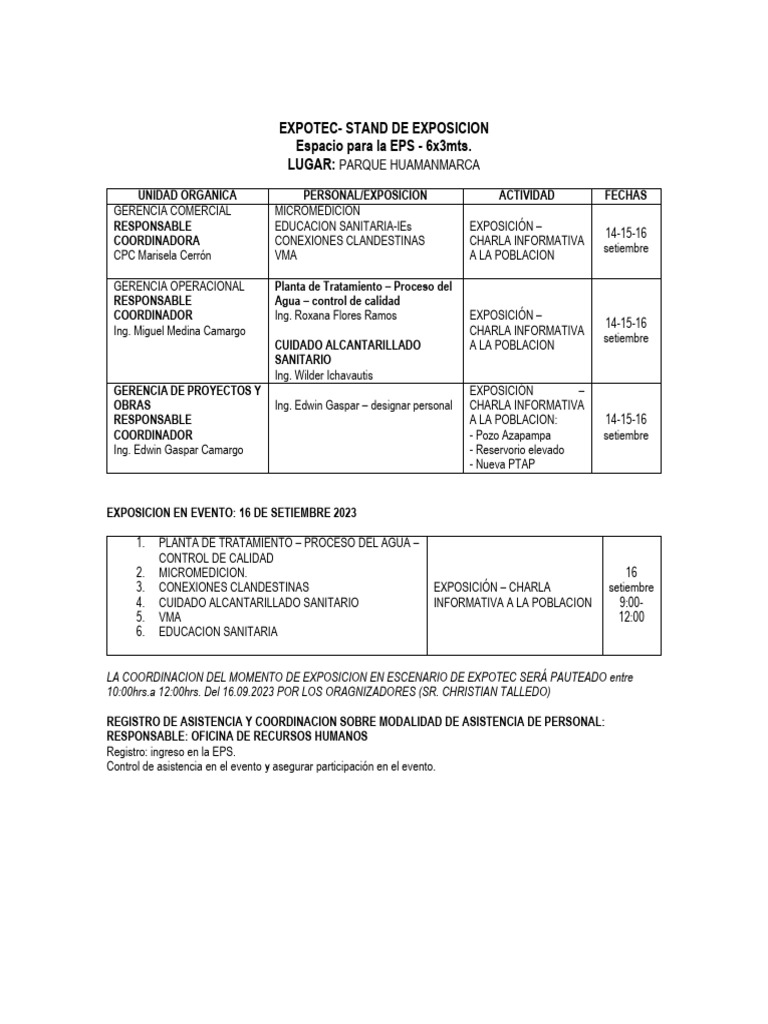 Expo Tec | PDF