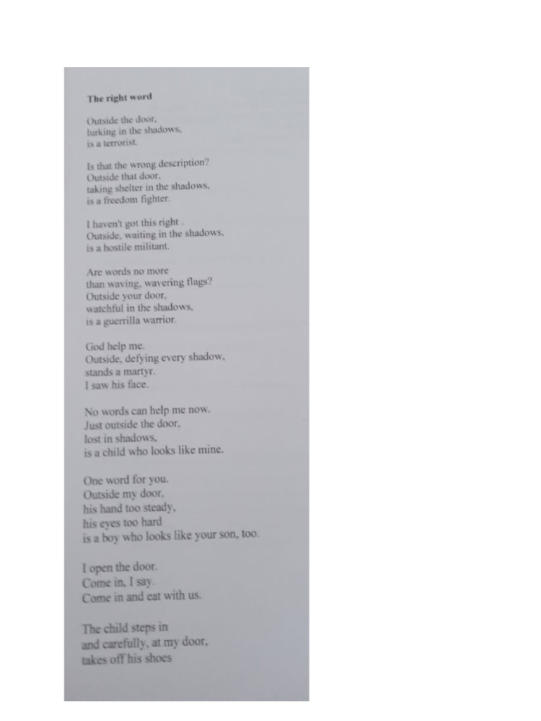 U6 Term 1 Poems 2 | PDF
