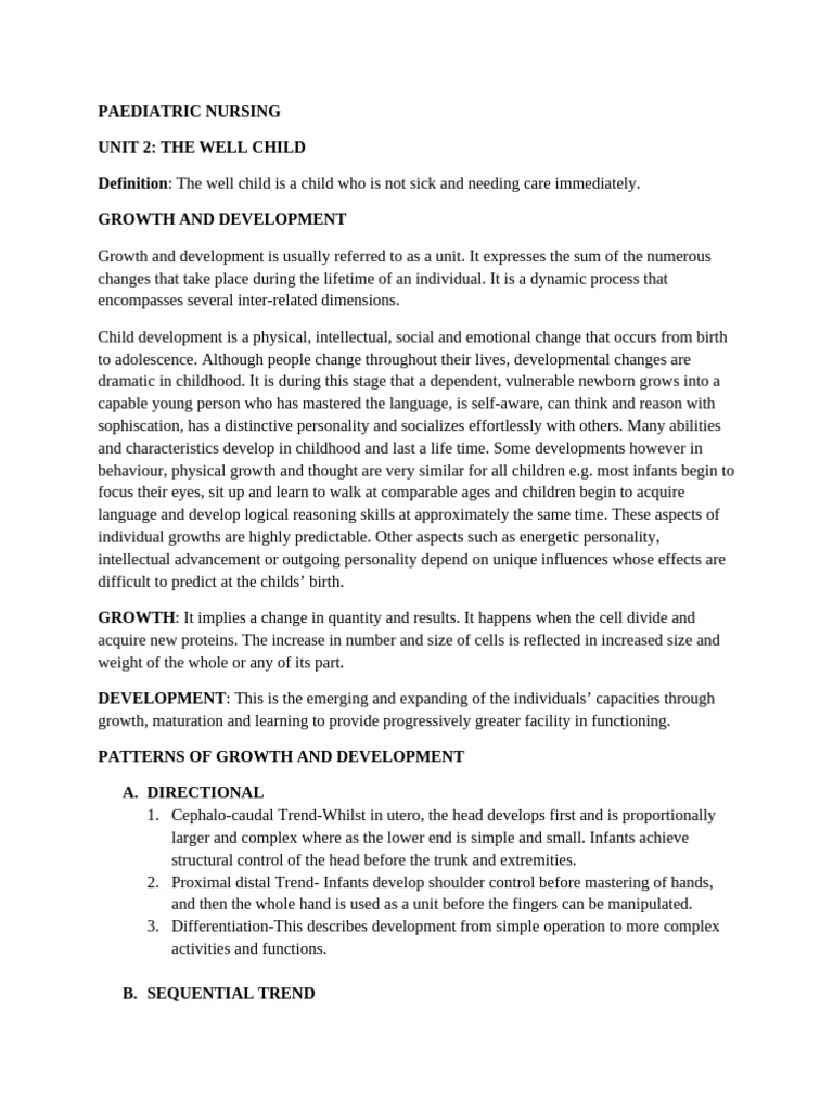 Understanding Child Growth and Development | PDF | Adolescence | Child ...