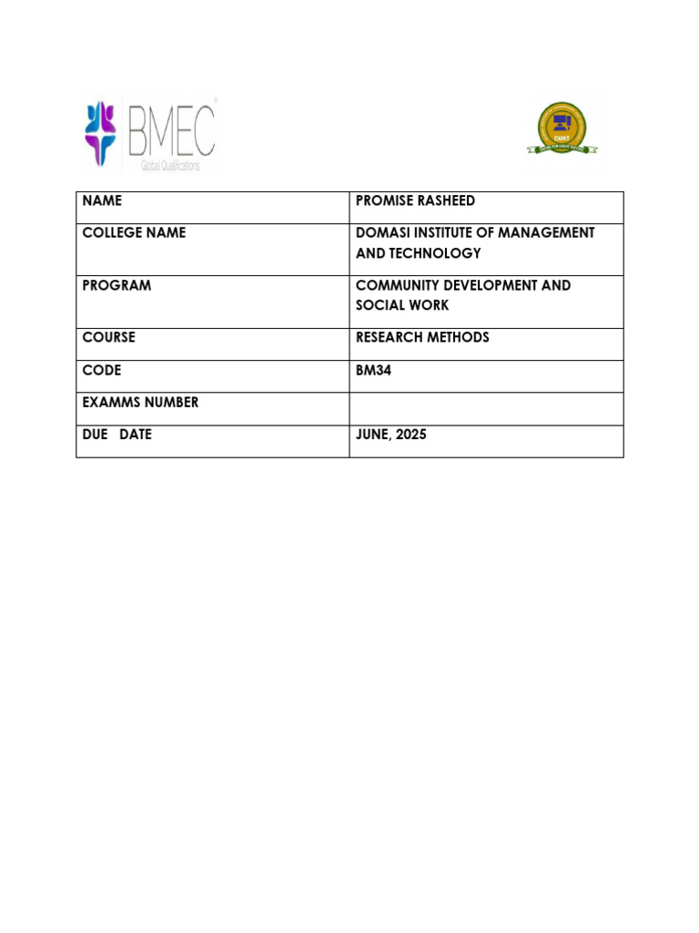 Promise Research Thesis | PDF | Food Security | Poverty