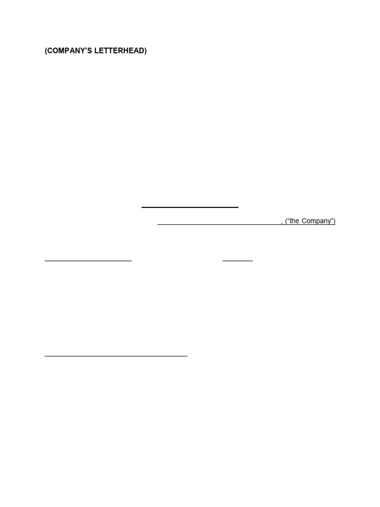 Authorization Letter for Duplo Ltd Engagement | PDF