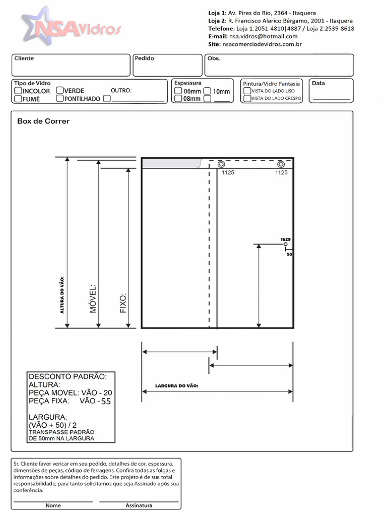 Box de Correr - Cópia | PDF