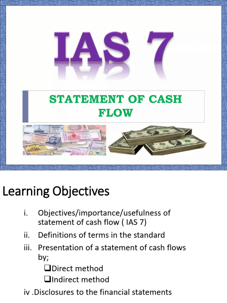 2.2 PPT Chapter Two IAS 7 | PDF | Dividend | Cash Flow Statement