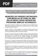 Press 3mar Medalha Ouro Simplex Autarquico